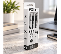 כבל ספיד EVERCHARGE תלת־ראשי 5 ב-1 עם העברת DATA ולוגו מאיר בחריטה